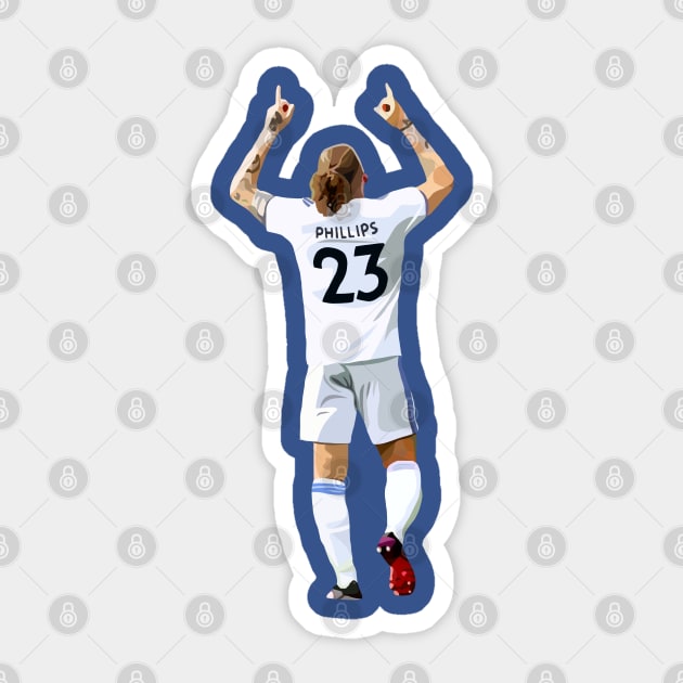 Kalvin Phillips Sticker by Webbed Toe Design's